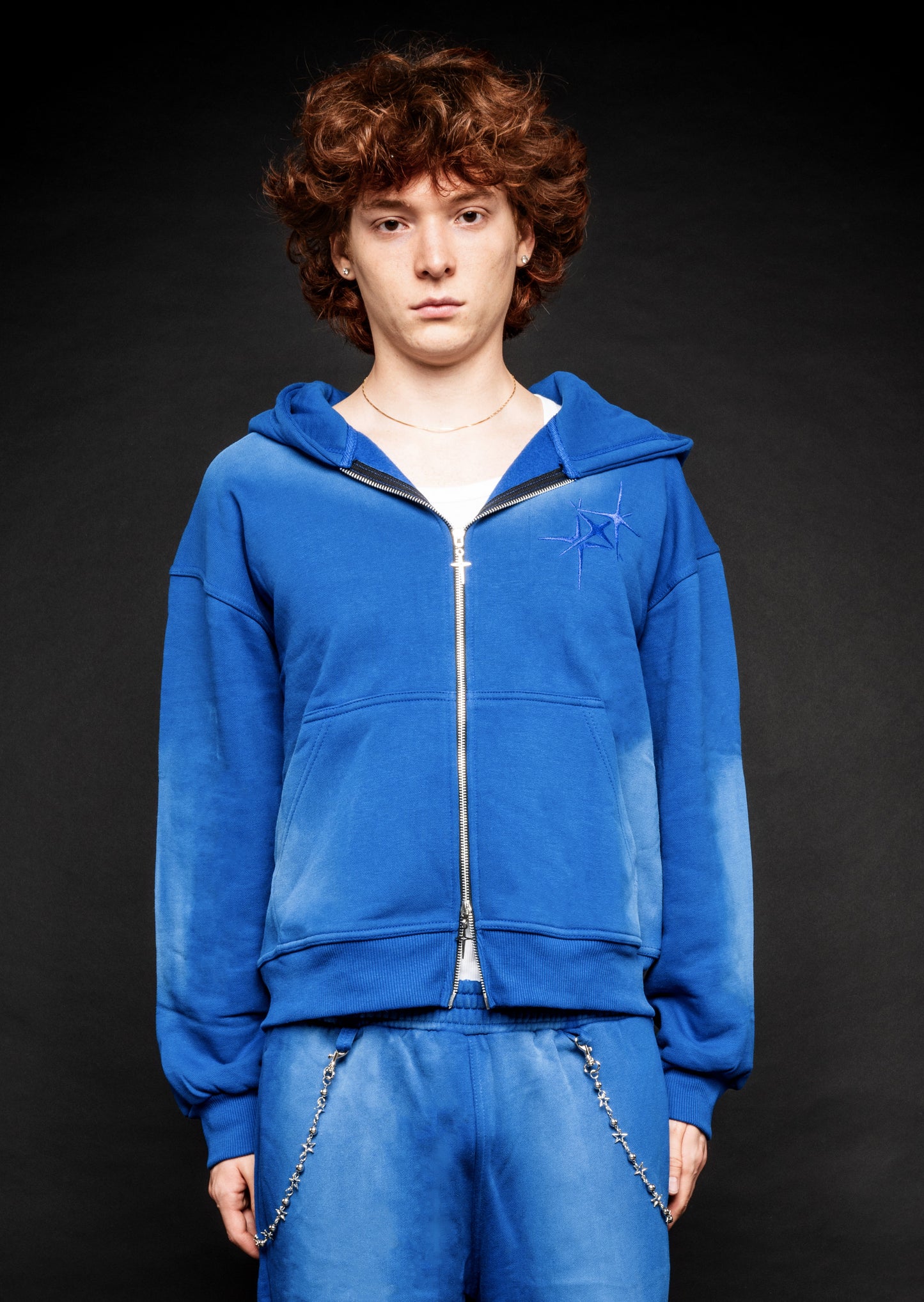 ETERNAL BLU ROYAL ZIP HOODIE