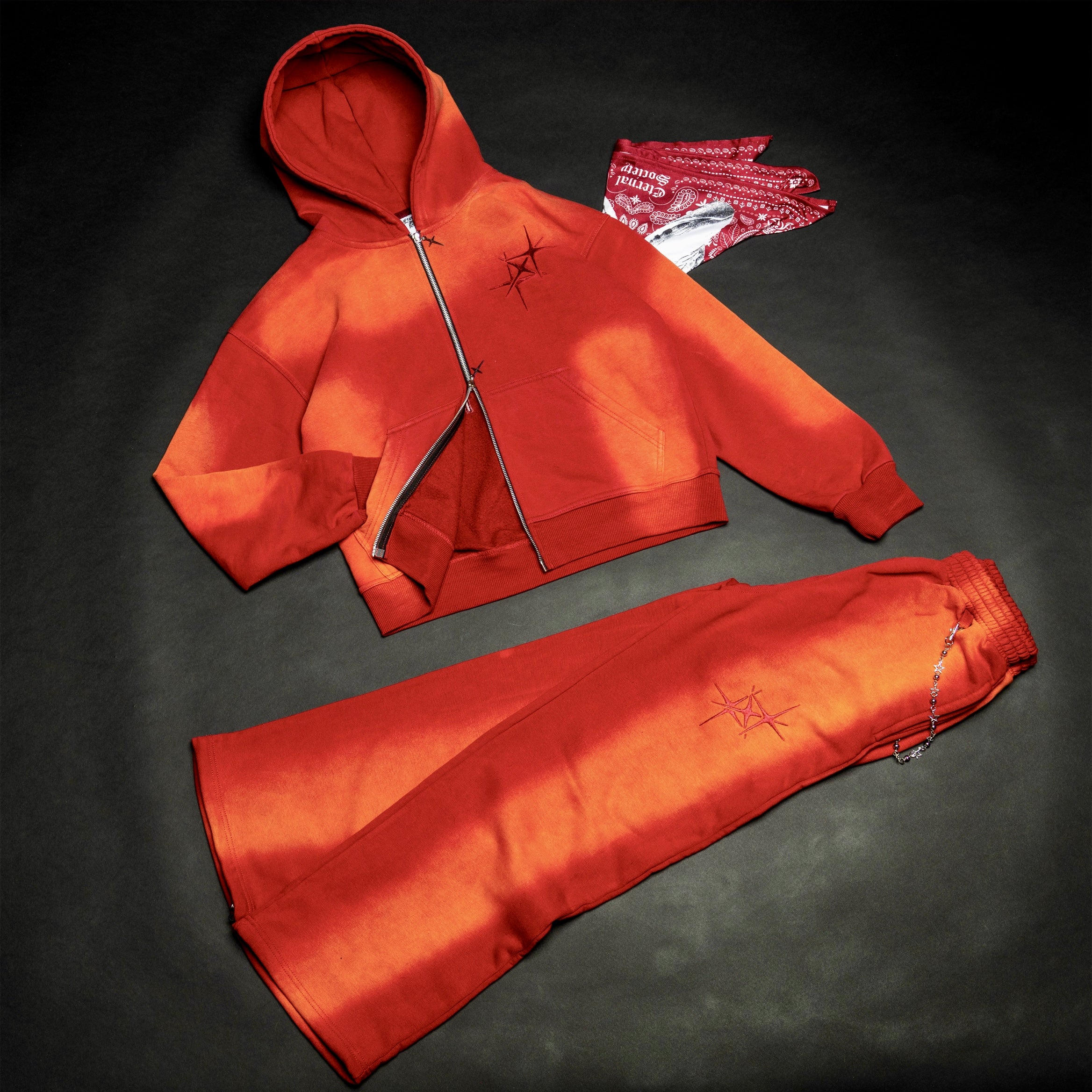 ETERNAL FLAM ZIP HOODIE