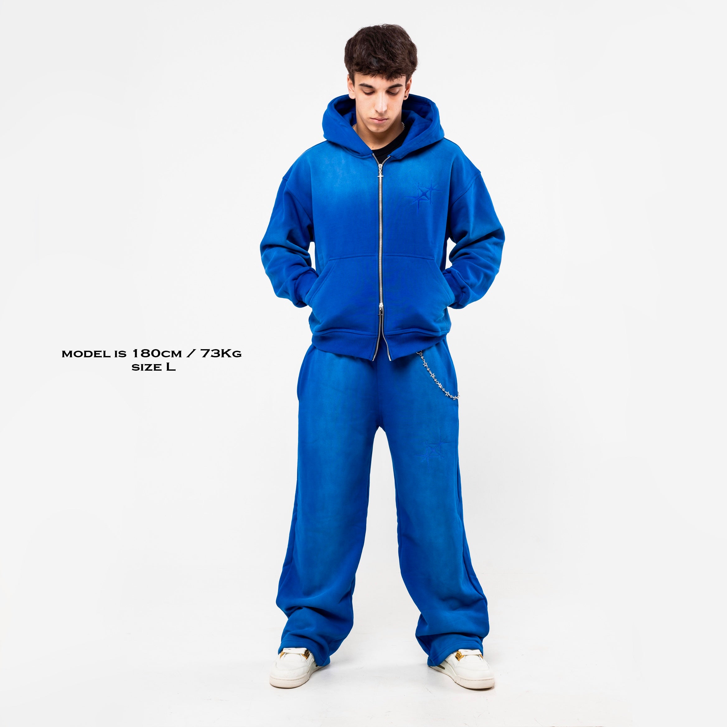 ETERNAL BLU ROYAL ZIP HOODIE