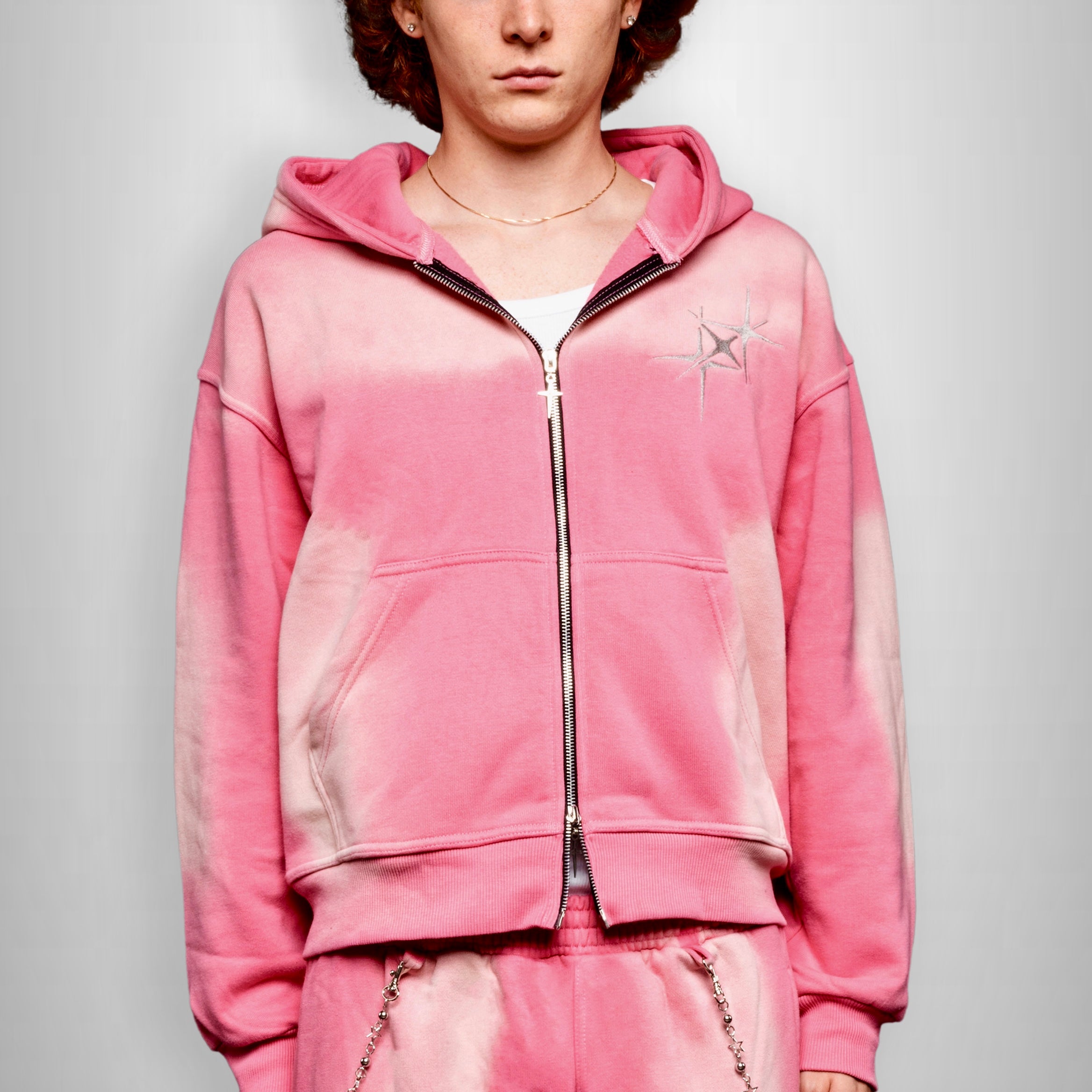 ETERNAL PINK ZIP HOODIE
