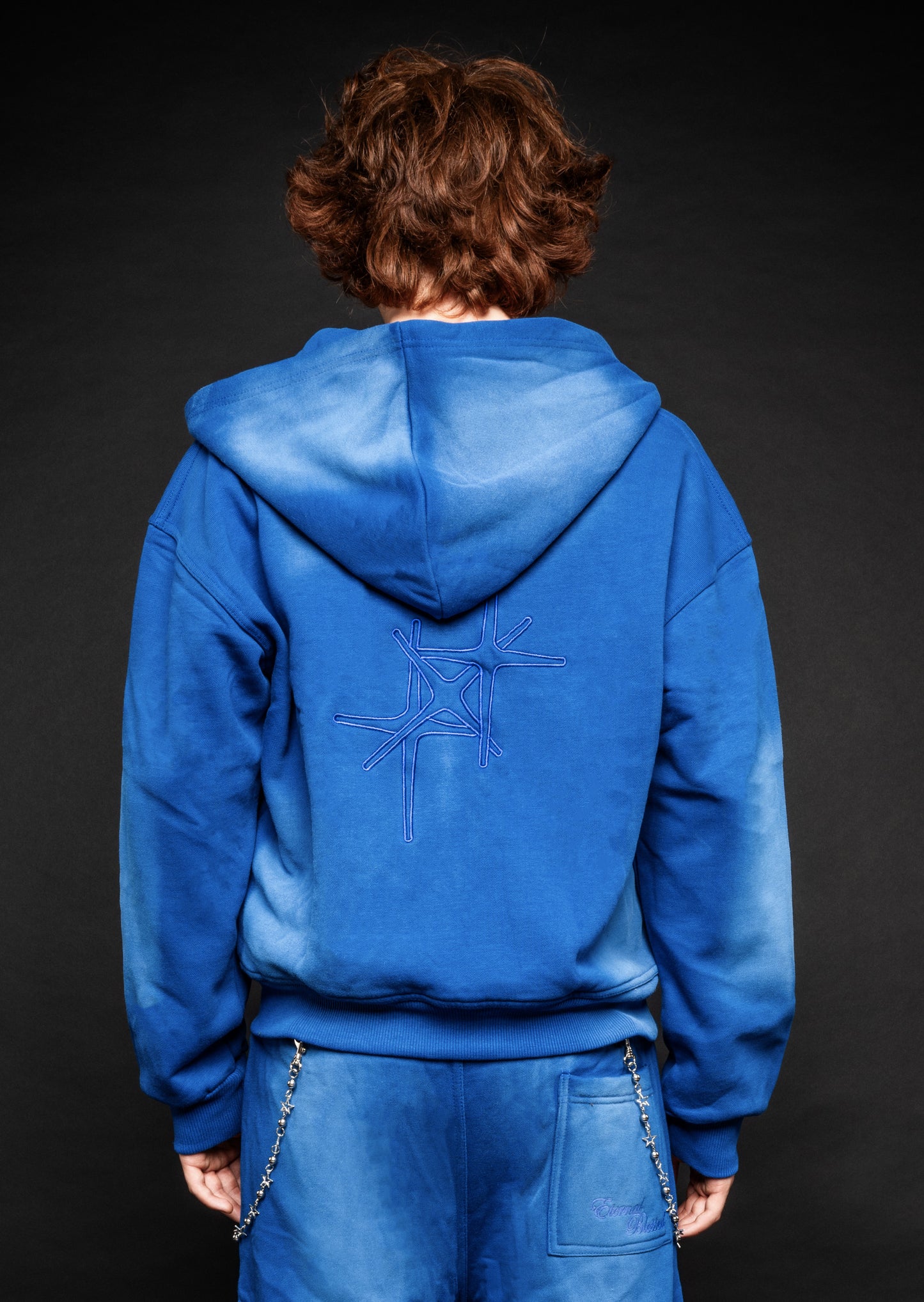 ETERNAL BLU ROYAL ZIP HOODIE