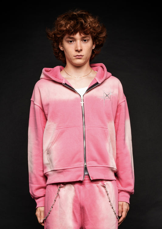 ETERNAL PINK ZIP HOODIE