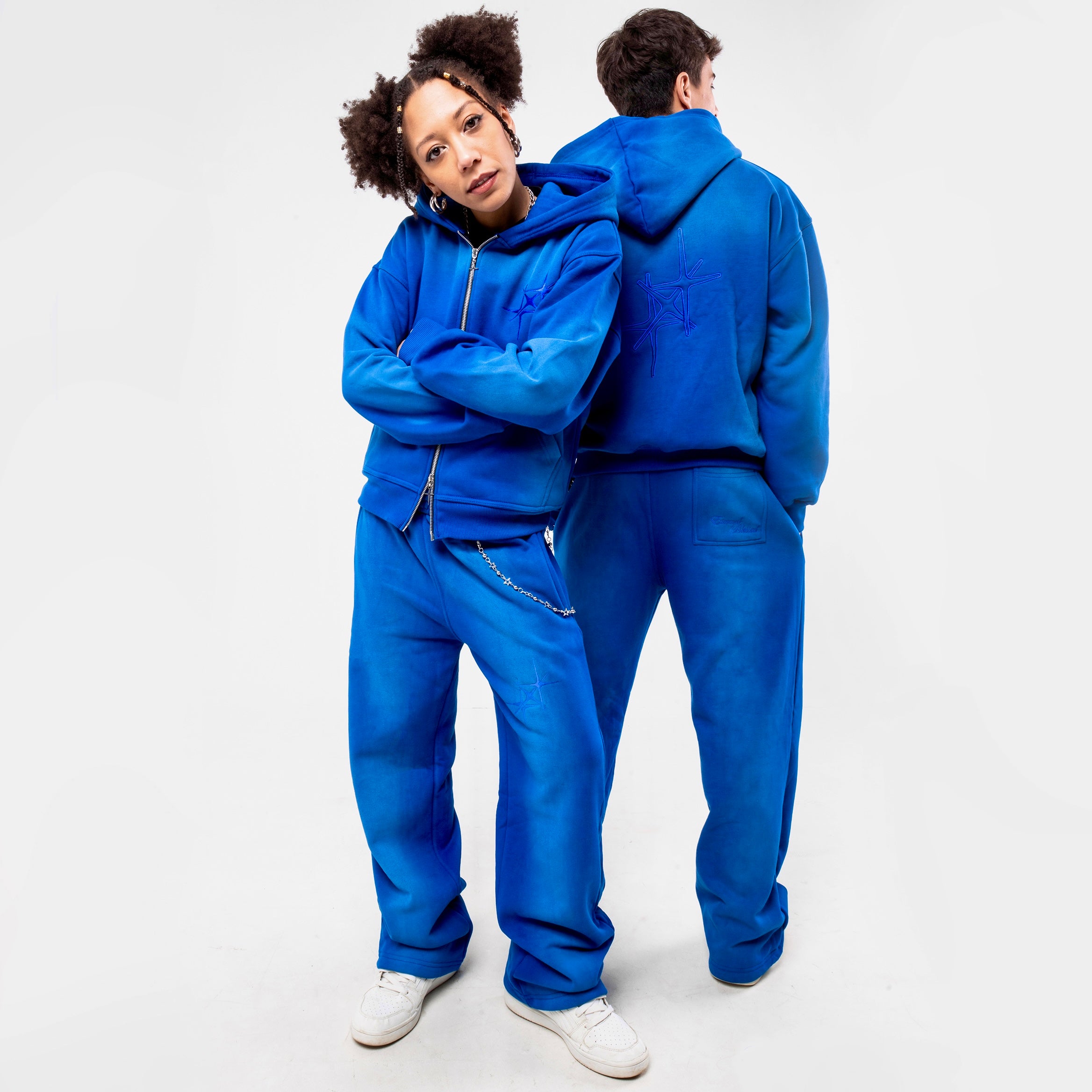 ETERNAL BLU ROYAL ZIP HOODIE