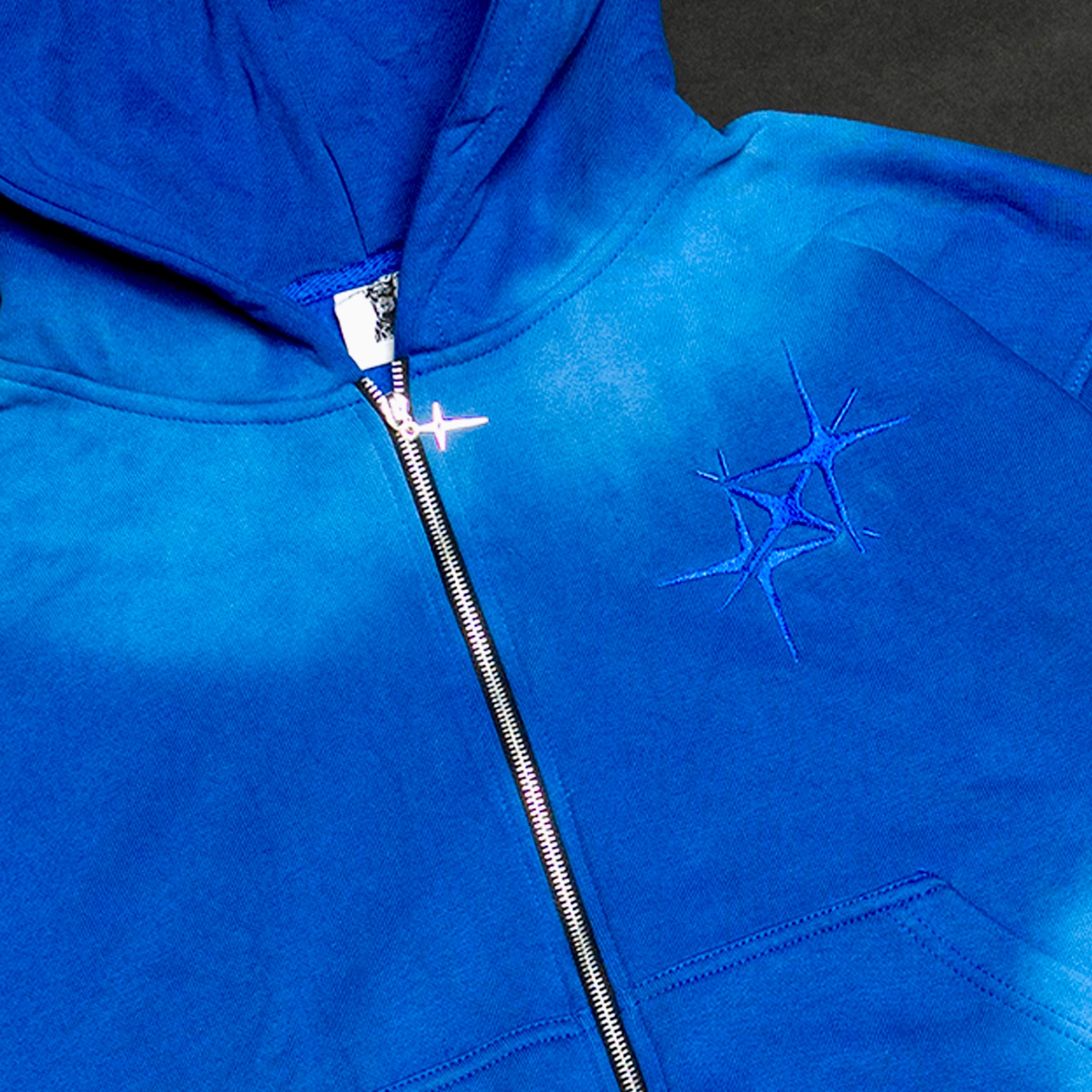 ETERNAL BLU ROYAL ZIP HOODIE