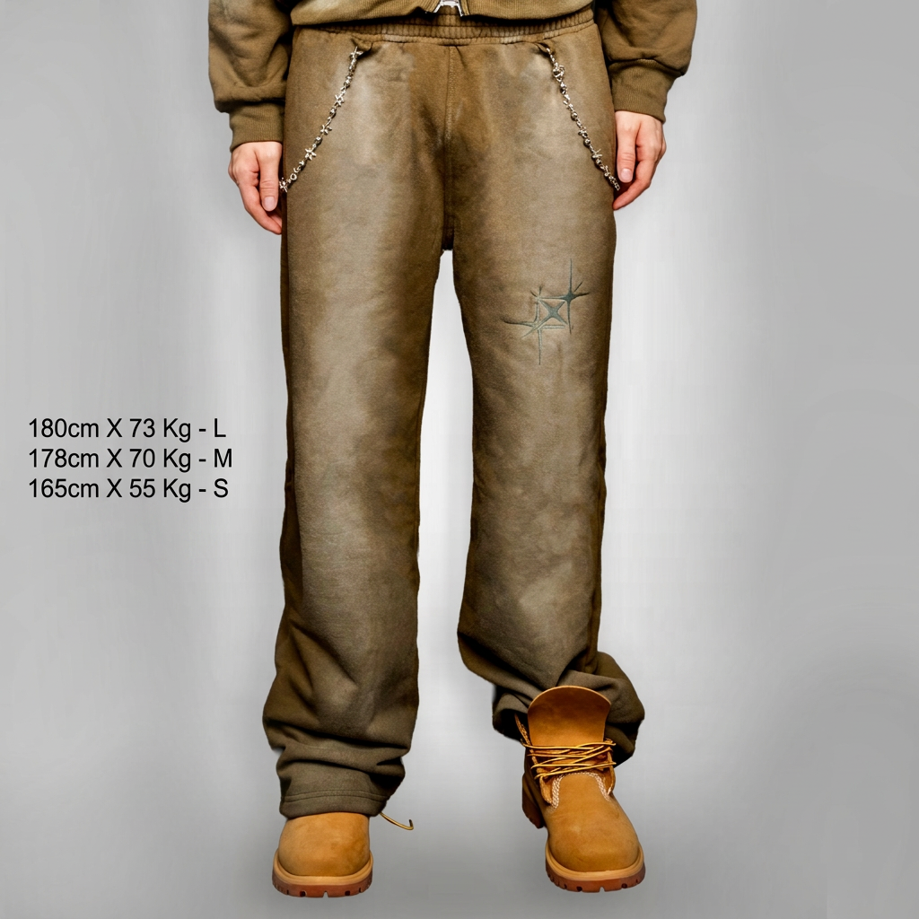 ETERNAL MILITARY PANT con misure a sinistra